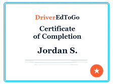 Certificate of completion
